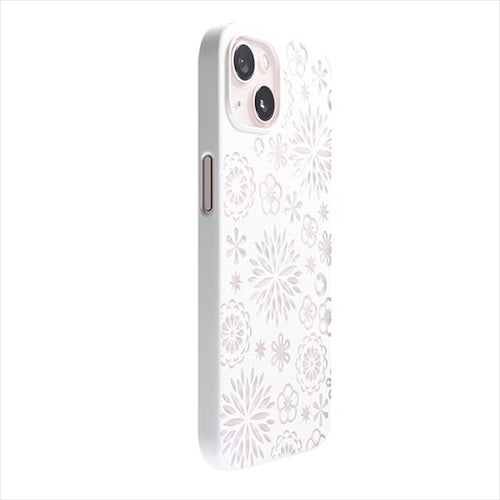 【Web限定】Air Jacket "kiriko" for iPhone 14 花(ピュアホワイト)