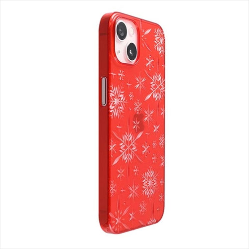 【Web限定】Air Jacket "kiriko" for iPhone 14 雪片(紅)