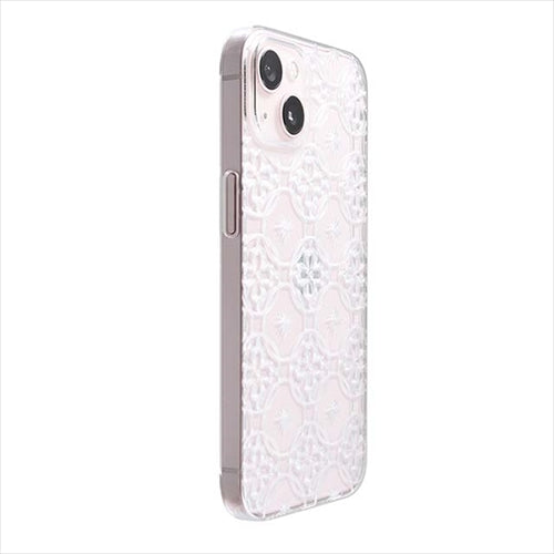 【Web限定】Air Jacket "kiriko" for iPhone 14 Plus 七宝に花十字(クリア)