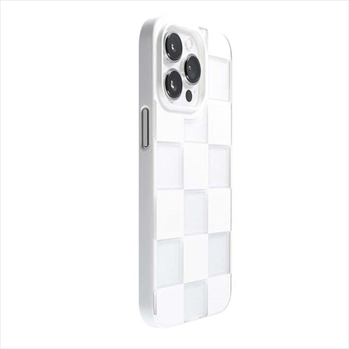 【Web限定】Air Jacket "kiriko" for iPhone 14 Pro 市松(ピュアホワイト)