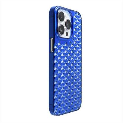 【Web限定】Air Jacket "kiriko" for iPhone 14 Pro 毘沙門亀甲(瑠璃)