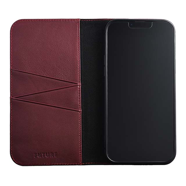 【Web限定】Premium Leather Studs Case for iPhone 13 Pro Max (レッド)