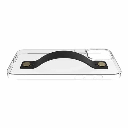 【Web限定】AirJacket Leather Band A(Clear) iPhone 13 Pro Max (Black)