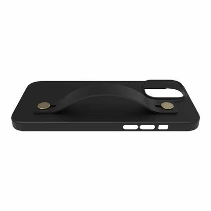 【Web限定】AirJacket Leather Band A(Black) iPhone 13 Pro Max (Black)