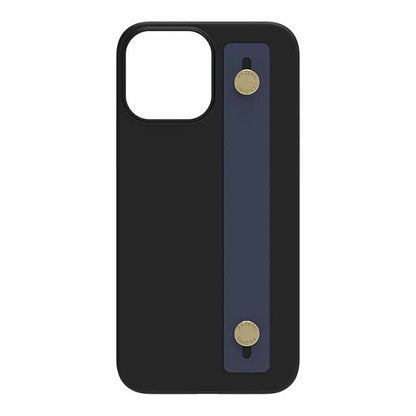 【Web限定】AirJacket Leather Band A(Black) iPhone 13 Pro Max (Navy)