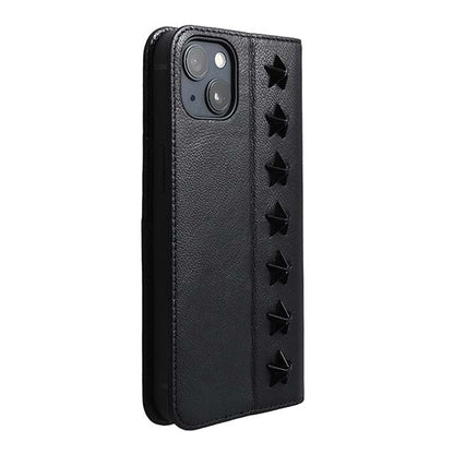 【Web限定】Premium Leather Studs Case for iPhone 13 (ブラック)