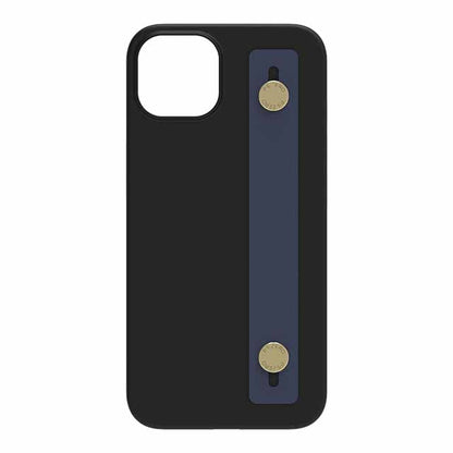 【Web限定】AirJacket Leather Band A(Black) iPhone 13 (Navy)