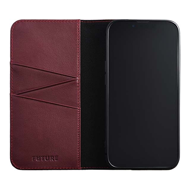 【Web限定】Premium Leather Studs Case for iPhone 13 Pro (レッド)