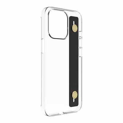 【Web限定】AirJacket Leather Band A(Clear) iPhone 13 Pro (Black)