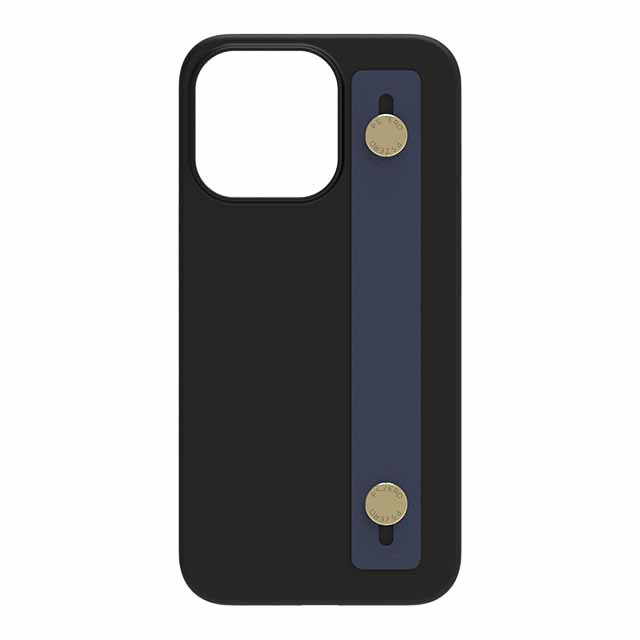 【Web限定】AirJacket Leather Band A(Black) iPhone 13 Pro (Navy)