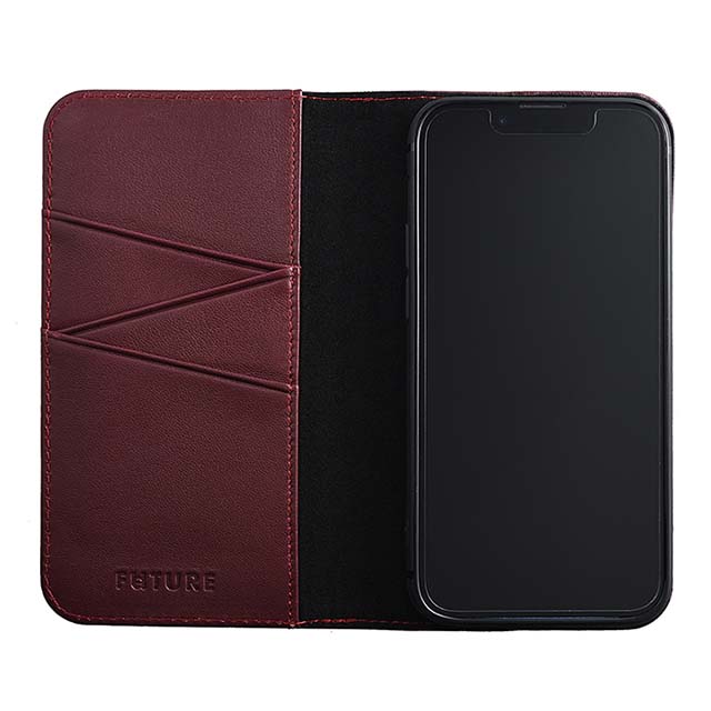 【Web限定】Premium Leather Studs Case for iPhone 13 mini (レッド)