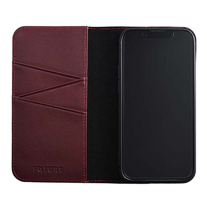 【Web限定】Premium Leather Studs Case for iPhone 13 mini (レッド)