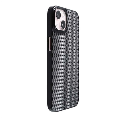 【Web限定】Air Jacket "kiriko" for iPhone 15 Plus 米つなぎ(ピアノブラック)