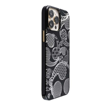 【Web限定】Air Jacket "kiriko" for iPhone 13 Pro Max 三つ巴 (ピアノブラック)