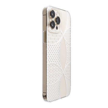 【Web限定】Air Jacket "kiriko" for iPhone 13 Pro Max 千代柄（七宝） (クリア)