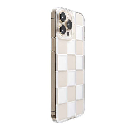 【Web限定】Air Jacket "kiriko" for iPhone 13 Pro Max 市松 (クリア)