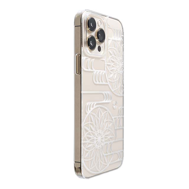 【Web限定】Air Jacket "kiriko" for iPhone 13 Pro Max エ霞に鞠 (クリア)