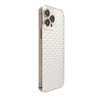 【Web限定】Air Jacket "kiriko" for iPhone 13 Pro Max 麻の葉つなぎ (クリア)