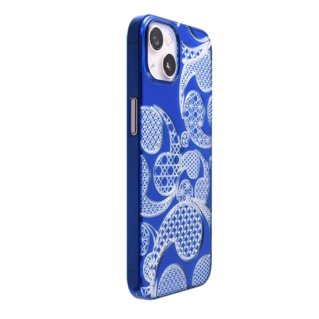 【Web限定】Air Jacket "kiriko" for iPhone 13 三つ巴 (瑠璃)