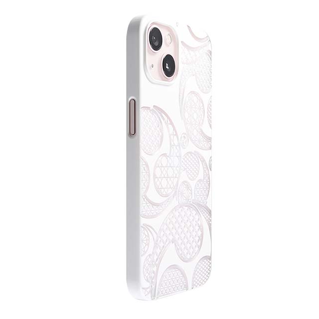 【Web限定】Air Jacket "kiriko" for iPhone 13 三つ巴 (ピュアホワイト)