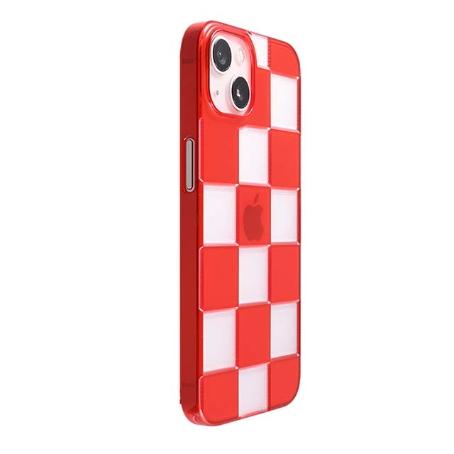 【Web限定】Air Jacket "kiriko" for iPhone 13 市松 (紅)