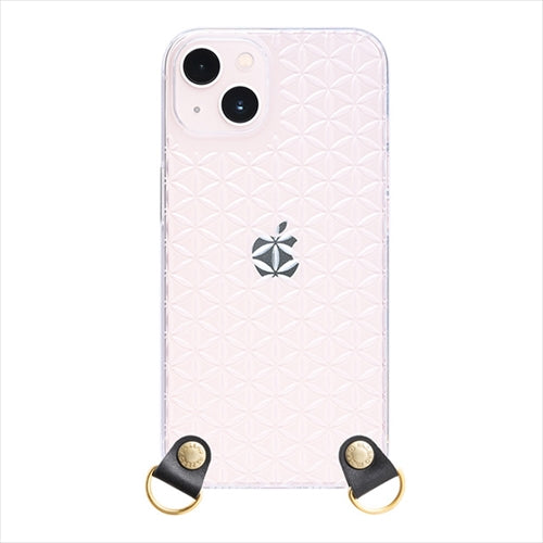 【Web限定】Air Jacket kiriko CB for iPhone 15 麻の葉つなぎ(クリア)