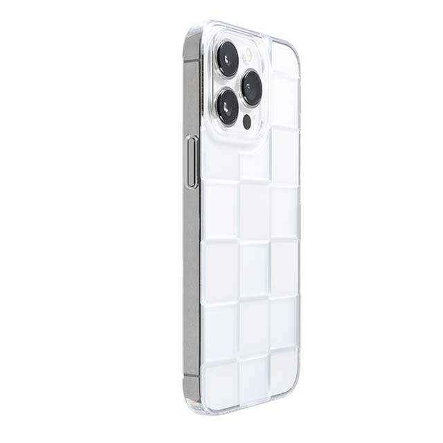 【Web限定】Air Jacket "kiriko" for iPhone 13 Pro 市松 (クリア)