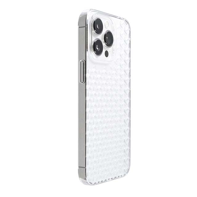 【Web限定】Air Jacket "kiriko" for iPhone 13 Pro 毘沙門亀甲 (クリア)