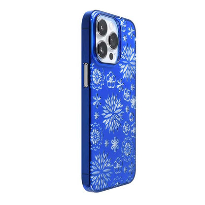 【Web限定】Air Jacket "kiriko" for iPhone 13 Pro 花 (瑠璃)