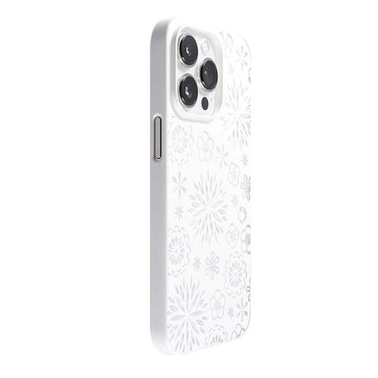 【Web限定】Air Jacket "kiriko" for iPhone 13 Pro 花 (ピュアホワイト)