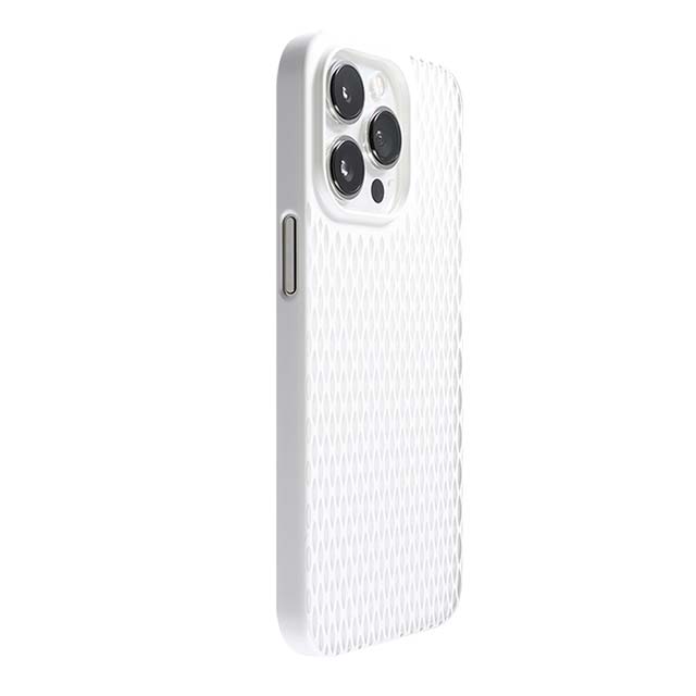 【Web限定】Air Jacket "kiriko" for iPhone 13 Pro 米つなぎ (ピュアホワイト)