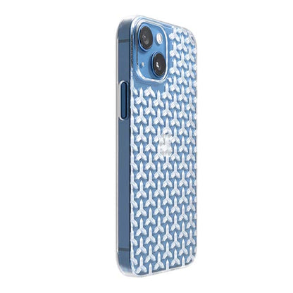 【Web限定】Air Jacket "kiriko" for iPhone 13 mini 毘沙門亀甲 (クリア)