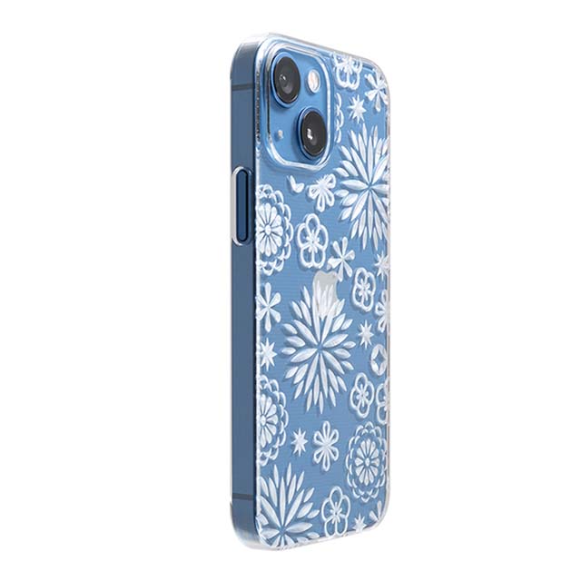 【Web限定】Air Jacket "kiriko" for iPhone 13 mini 花 (クリア)