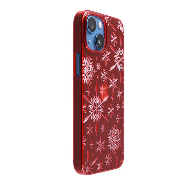 【Web限定】Air Jacket "kiriko" for iPhone 13 mini 雪片 (紅)