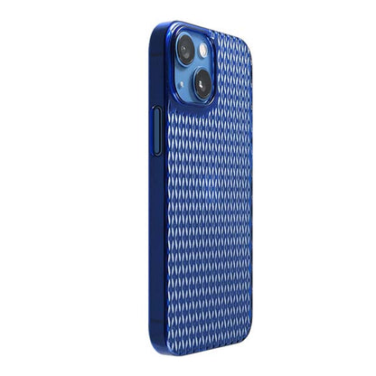 【Web限定】Air Jacket "kiriko" for iPhone 13 mini 米つなぎ (瑠璃)