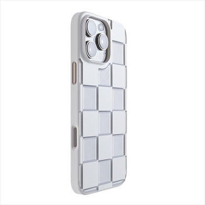 【Web限定】Air Jacket "kiriko" for iPhone 16 Pro Max 市松(ピュアホワイト)