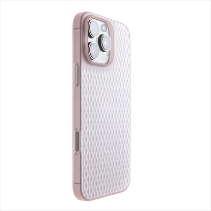 【Web限定】Air Jacket "kiriko" for iPhone 16 Pro Max 米つなぎ(クリアピンク)