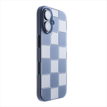 【Web限定】Air Jacket "kiriko" for iPhone 16 市松(クリアネイビー)