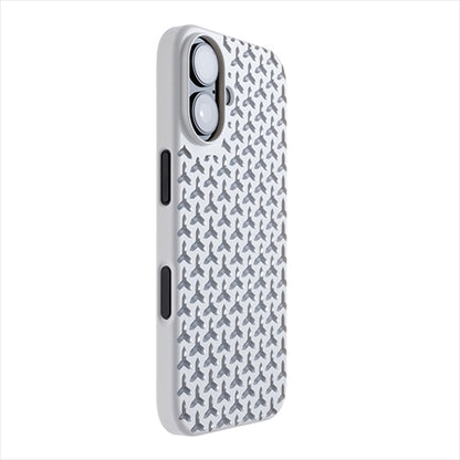 【Web限定】Air Jacket "kiriko" for iPhone 16 毘沙門亀甲(ピュアホワイト)