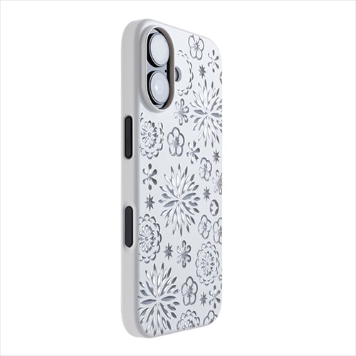 【Web限定】Air Jacket "kiriko" for iPhone 16 花(ピュアホワイト)