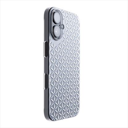 【Web限定】Air Jacket "kiriko" for iPhone 16 麻の葉つなぎ(クリア)