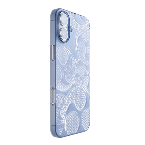 【Web限定】Air Jacket "kiriko" for iPhone 16 Plus 三つ巴(クリアネイビー)