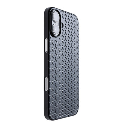 【Web限定】Air Jacket "kiriko" for iPhone 16 Plus 毘沙門亀甲(ピアノブラック)