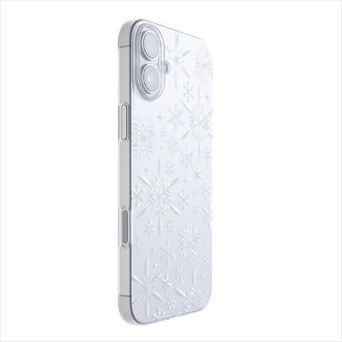 【Web限定】Air Jacket "kiriko" for iPhone 16 Plus 雪片(クリア)