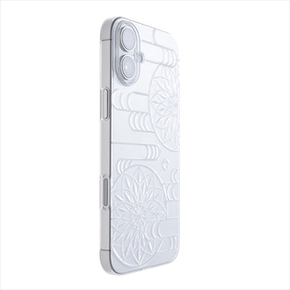 【Web限定】Air Jacket "kiriko" for iPhone 16 Plus  エ霞に鞠(クリア)