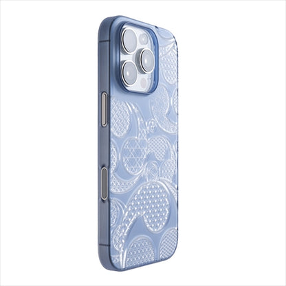 【Web限定】Air Jacket "kiriko" for iPhone 16 Pro 三つ巴(クリアネイビー)