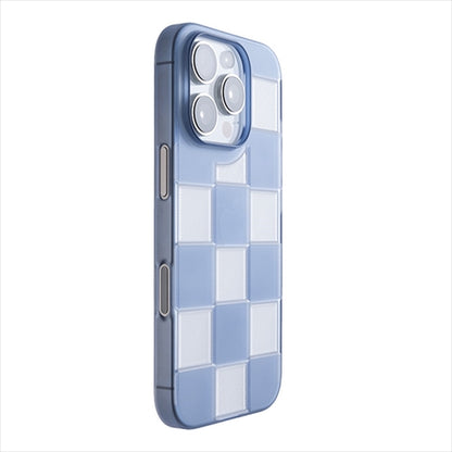 【Web限定】Air Jacket "kiriko" for iPhone 16 Pro 市松(クリアネイビー)