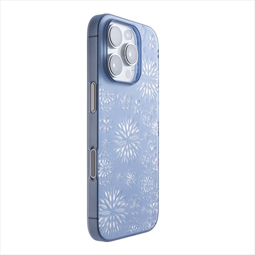 【Web限定】Air Jacket "kiriko" for iPhone 16 Pro 花(クリアネイビー)