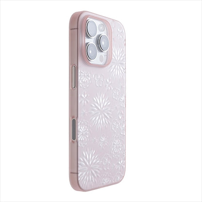 【Web限定】Air Jacket "kiriko" for iPhone 16 Pro 花(クリアピンク)