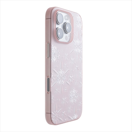 【Web限定】Air Jacket "kiriko" for iPhone 16 Pro 雪片(クリアピンク)